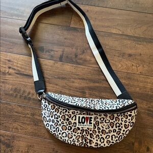 Brighton Love Leopard Print Belt Bag